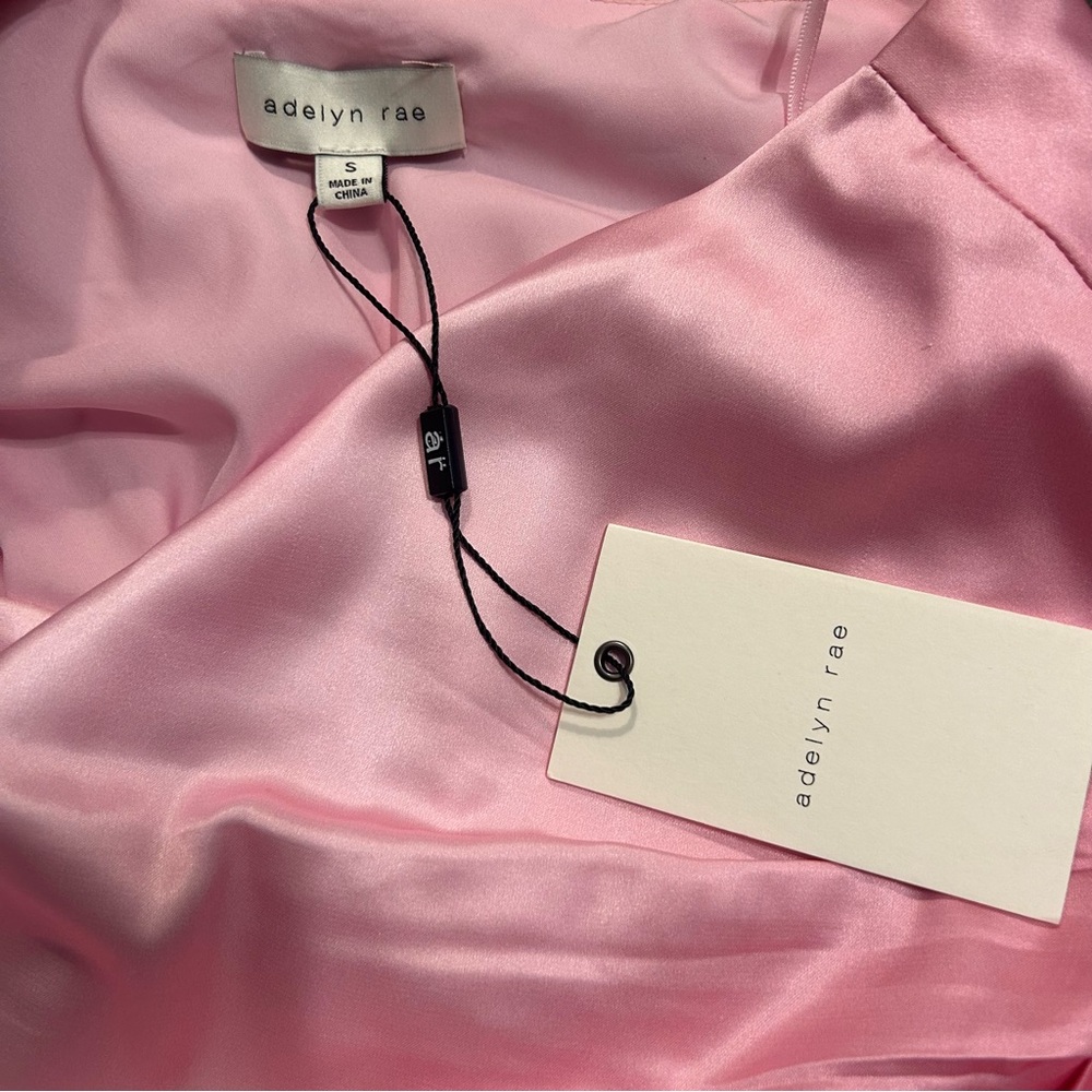 Adelyn Rae One-Shoulder Pink Gradient Dress - Picture 10 of 12